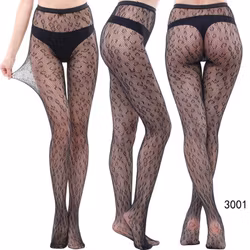 Collant sexy con motivo leopardato