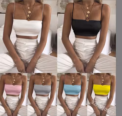 Crop Top ärmellos und kurz – heiße Damenkleidung