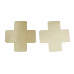 Beige Kors Bröstvårta klistermärke | Hot Woman Clothes