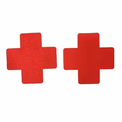 Bröstvårta Kors klistermärke - Röd | Hot Woman Clothes