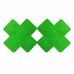 Bröstvårta Kors klistermärke i Grönt | Hot Women Clothes