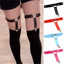 Supporto per calze da coscia con imbracatura 1 pz - Cuore in metallo | Vestiti da donna hot
