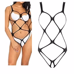 Lingerie noire - Body évidé | Vêtements femme chaude