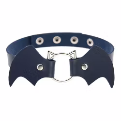 Marinblå Bat Choker – Cosplay Outfit | Hot Woman Clothes