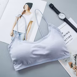Haut de soutien-gorge d'entraînement en gris - 45 à 55 kg | Vêtements femme chaude