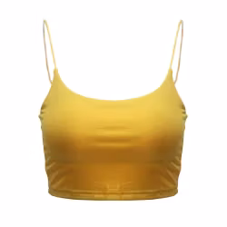 Gelbes Bandeau-Crop-Top – Sexy | Stilvolle Damenbekleidung online