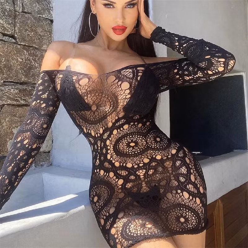 Schwarzes Sexy Babydoll-Dessouskleid | Heie Frauenkleidung - Hot Woman Clothes Schwarzes Sexy Babydoll-Dessouskleid | Heie Frauenkleidung - Hot Woman Clothes