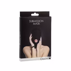 Maschera di sottomissione – Nera | Controllo e dominio intenso