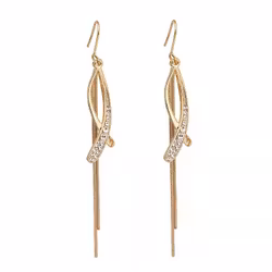 Långa Örhängen i Koreansk Design – Hot Woman Clothes