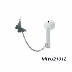 Schmetterlingsohrring mit Silberkette – AirPods | Heiße Damenkleidung