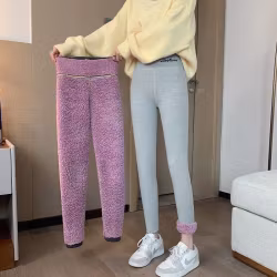 Leggings termici foderati con soffice fodera | Diversi colori