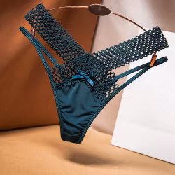 Culotte vert foncé - Double taille et structure en maille | Vêtements pour femmes sexy