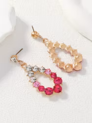 Guldörhängen - Rosa & Klara Kristaller | HotWomanClothes