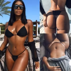 Bikini abbronzante – Minimal e sexy con spalline strette