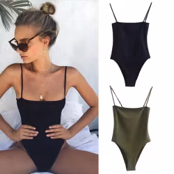 Slim-Fit One-Piece Baddräkt & Body | Olika Färger