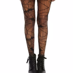 Collant Dracula Sexy | Pipistrelli Neri e Ragnatela