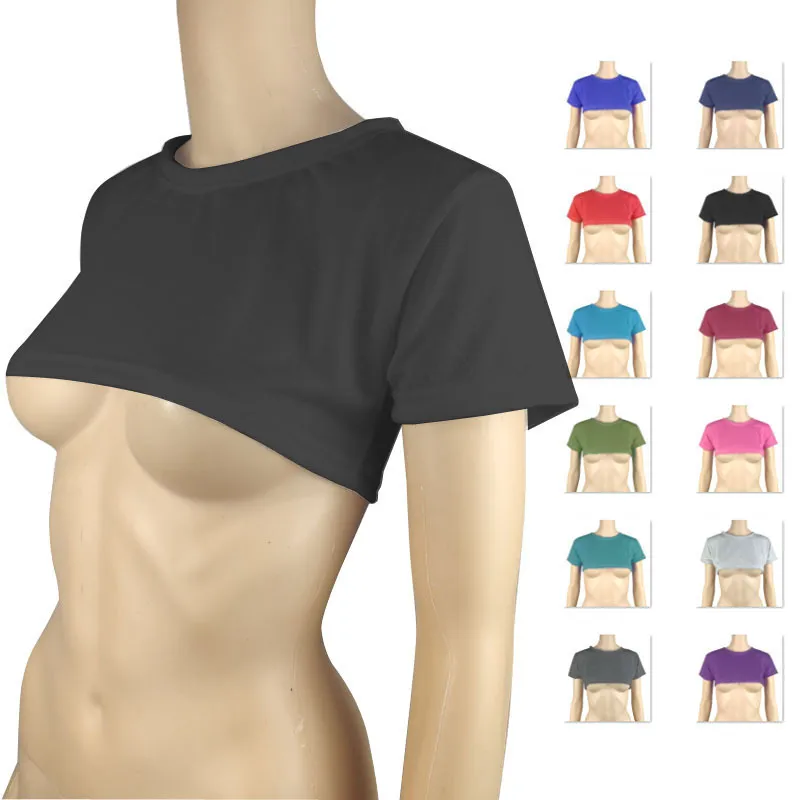 Extra Short & Edgy Sexy Top – Underboob | Different Colors