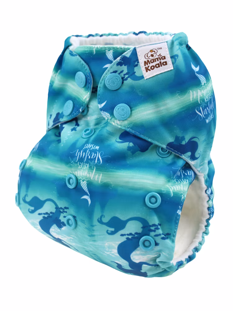 Mama Koala - Pocket 1.0 m velour utsida - minkyfleece