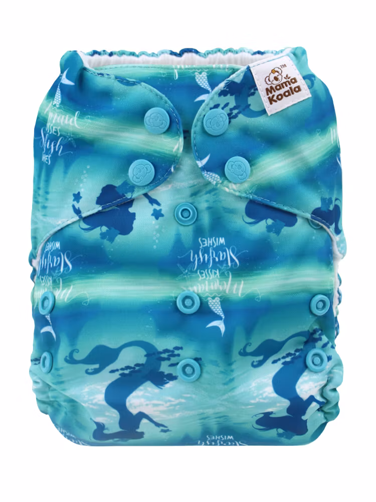 Mama Koala - Pocket 1.0 m velour utsida - minkyfleece