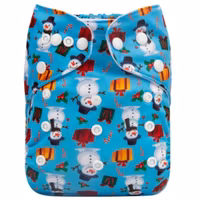 AlvaBaby - Pocketblöja i bambu, julmotiv