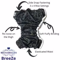 Bells Bumz BreeZe sidoknäppt PUL-skal OS, Julmotiv