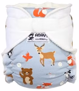 Anavy Formsydda blöjor - One size - Kardborre, Julmotiv