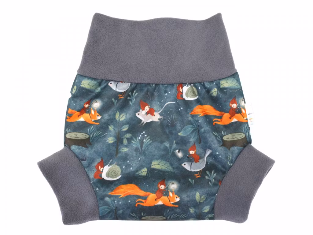 Breberky Blöjbyxa i PUL - Storlek M, Julmotiv