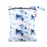 Petite Crown Wet Bag - Medium, Julmotiv