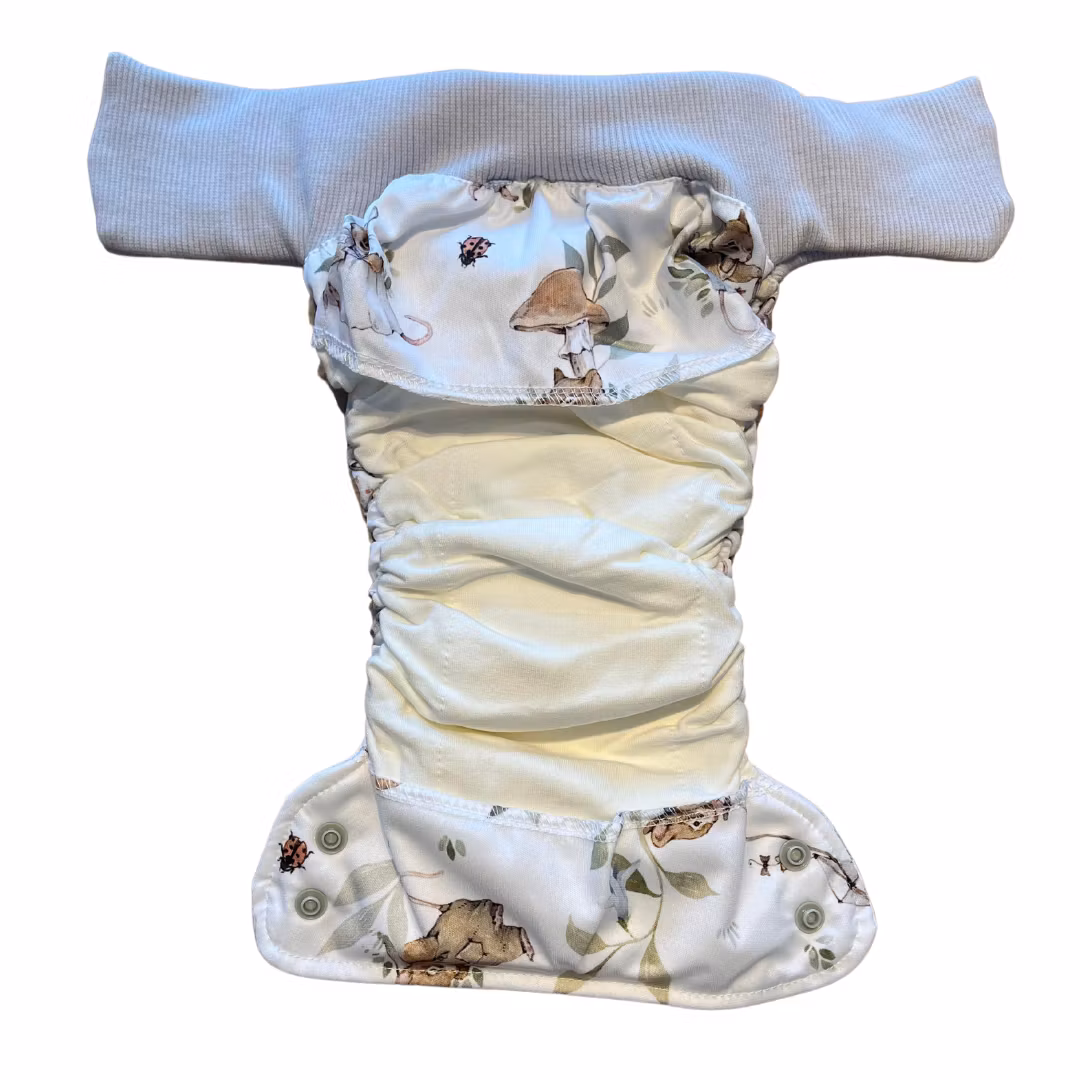 Jooppi - Sidoknäppt pocketblöja v3, bambufrotté