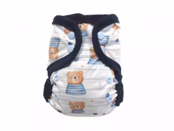 Breberky PUL-skal med dubbla resår - Nyfödd - Knappar