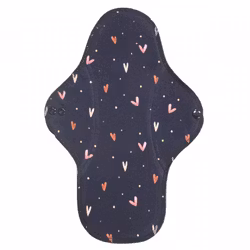 Breberky förlossningsbinda - bomull/svart frottéundersida