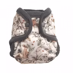 Breberky PUL-skal med dubbla resår - Nyfödd - Knappar