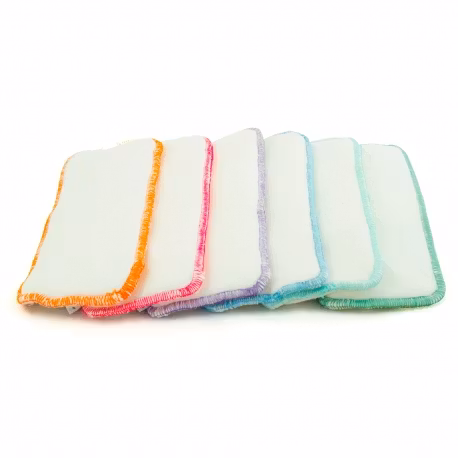 6 pack bambuinlägg til tygblöjor från Culla Di Teby. 6 pieces of bamboo inserts for cloth diapering from Culladiteby