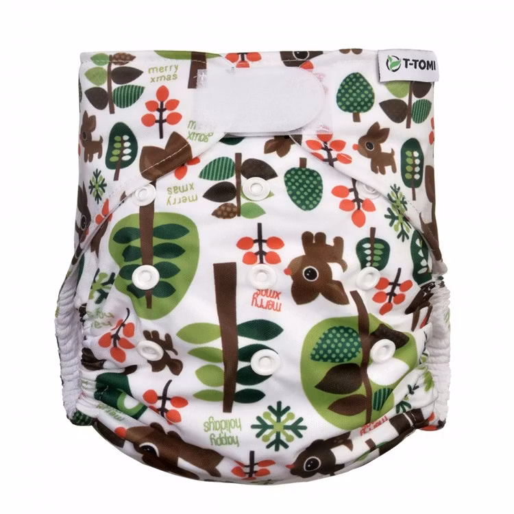 T-tomi Pocketblöja - One size - Kardborre