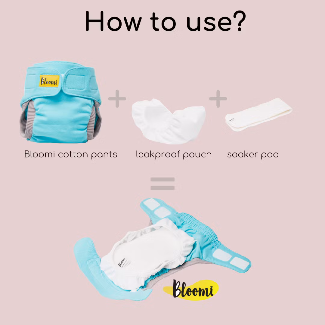 Bloomi - Ai3 byxa storlek M - Cloudy Grey