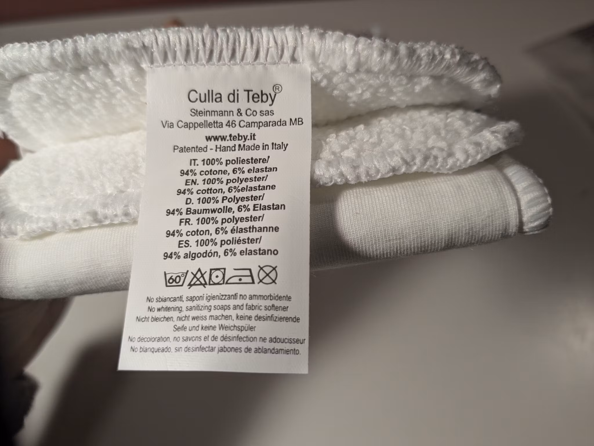 Culla Di Teby, som inlägg (mikrofiber), udda