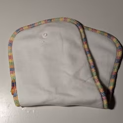 Bells Bumz,mindre bambu inlägg m fleece o knapp, udda