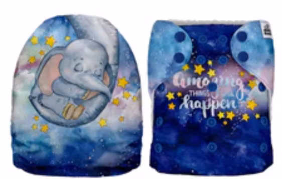 Mama Koala - Pocket 1.0 m velour utsida - minkyfleece