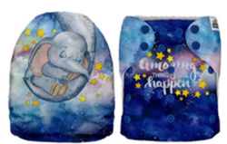 Mama Koala - Pocket 1.0 m velour utsida - minkyfleece