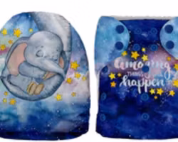 Mama Koala - Pocket 1.0 m velour utsida - minkyfleece