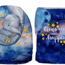 Mama Koala - Pocket 1.0 m velour utsida - minkyfleece
