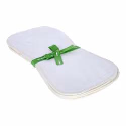 LittleLamb - timglasformade Hampa/bomulls booster, 5p