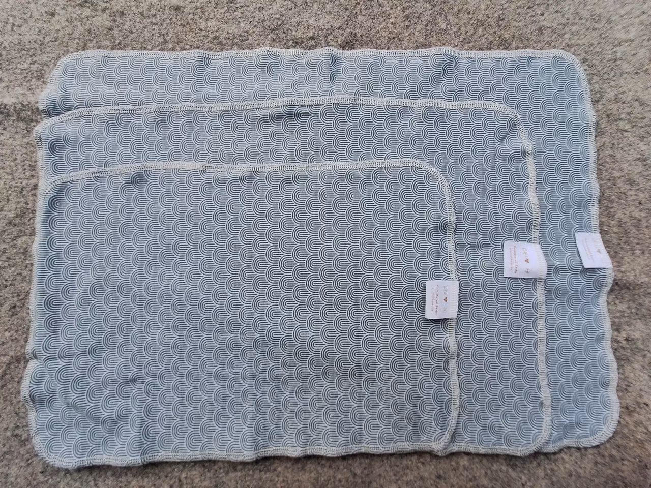 Pisi - Inlägg/prefolds i ekologisk bomull