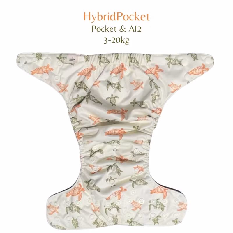 Tots & Turdle - Pocket/Ai2 inkl inlägg, coolmax