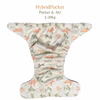 Tots & Turdle - Pocket/Ai2 inkl inlägg, coolmax