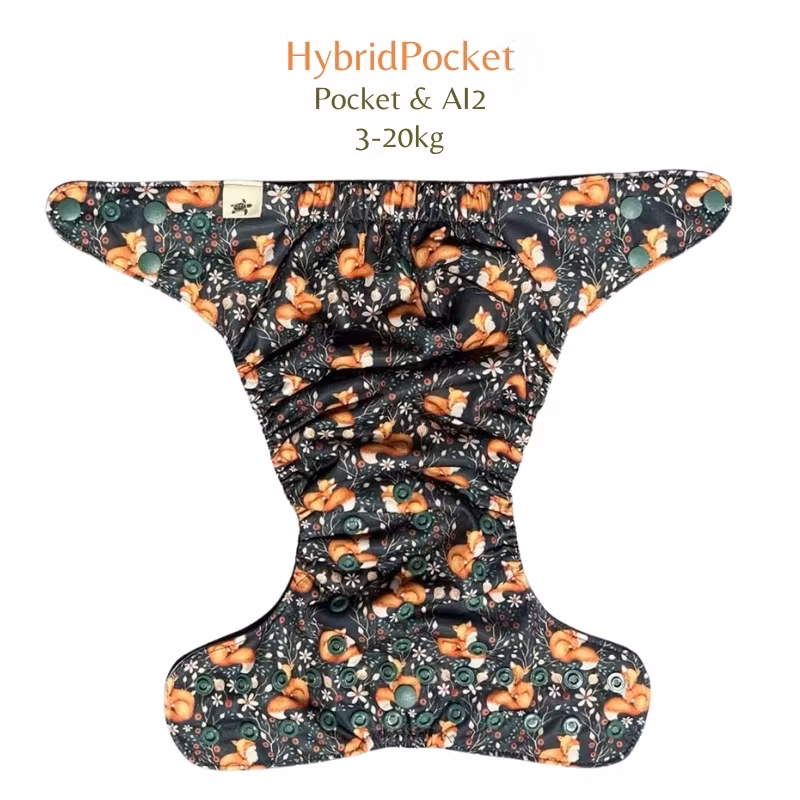 Tots & Turdle - Pocket/Ai2 inkl inlägg, coolmax