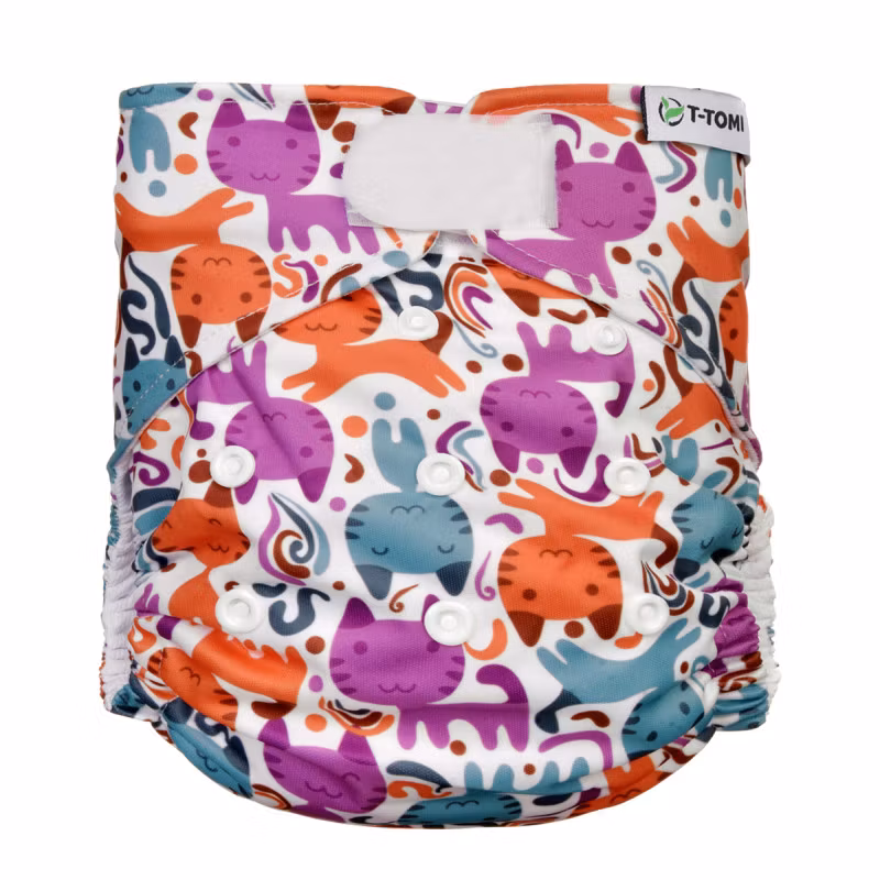 T-tomi Pocketblöja - One size - Kardborre