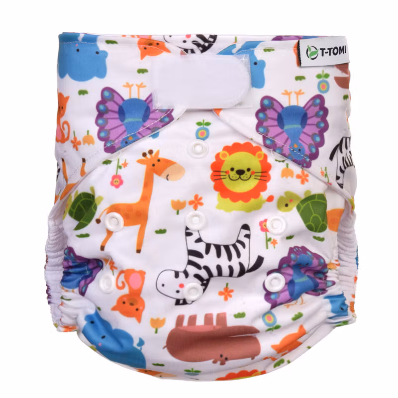 T-tomi Pocketblöja - One size - Kardborre