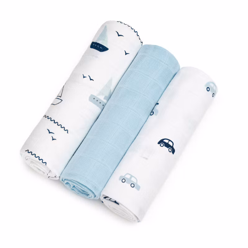 Vikblöjor i bomull - T-tomi - olika mönster