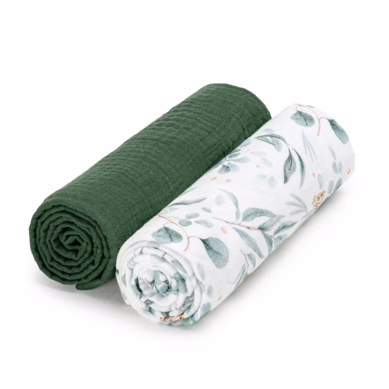 T-Tomi - Vikblöjor i eko bomulls muslin, 2-pack